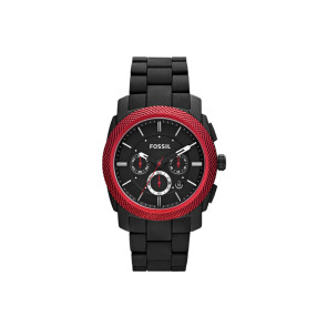 Watch strap Fossil FS4658 Silicone Black 24mm